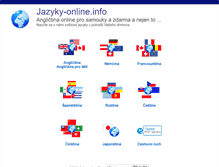 Tablet Screenshot of jazyky-online.info